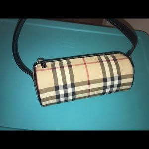 Authentic Burberry small barrel bag